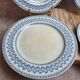 Set of 4 antique English flat plates B.p.w.&m. Milan – Ironstone