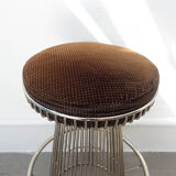 Vintage wire-frame bar stool