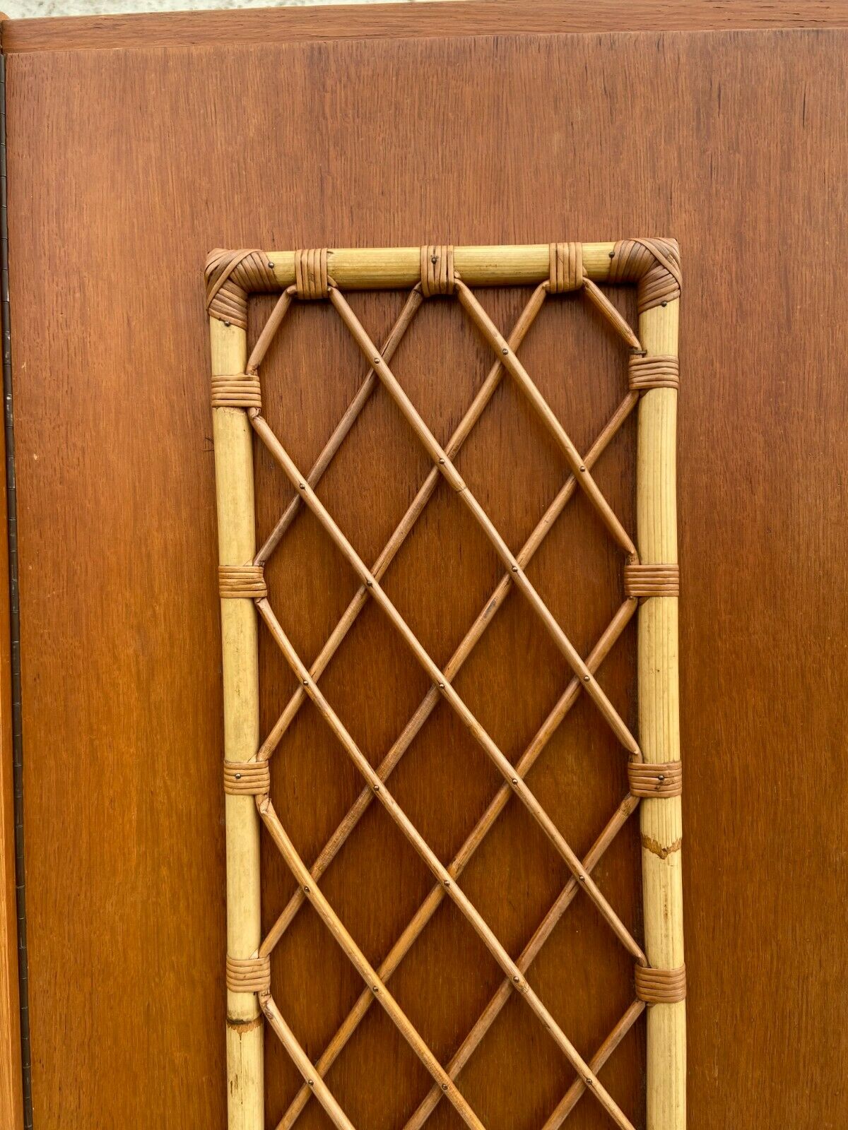 Rattan wardrobe 1950