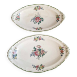 Set of 2 earthenware dishes from Villeroy and Boch Mettlach, model 1562