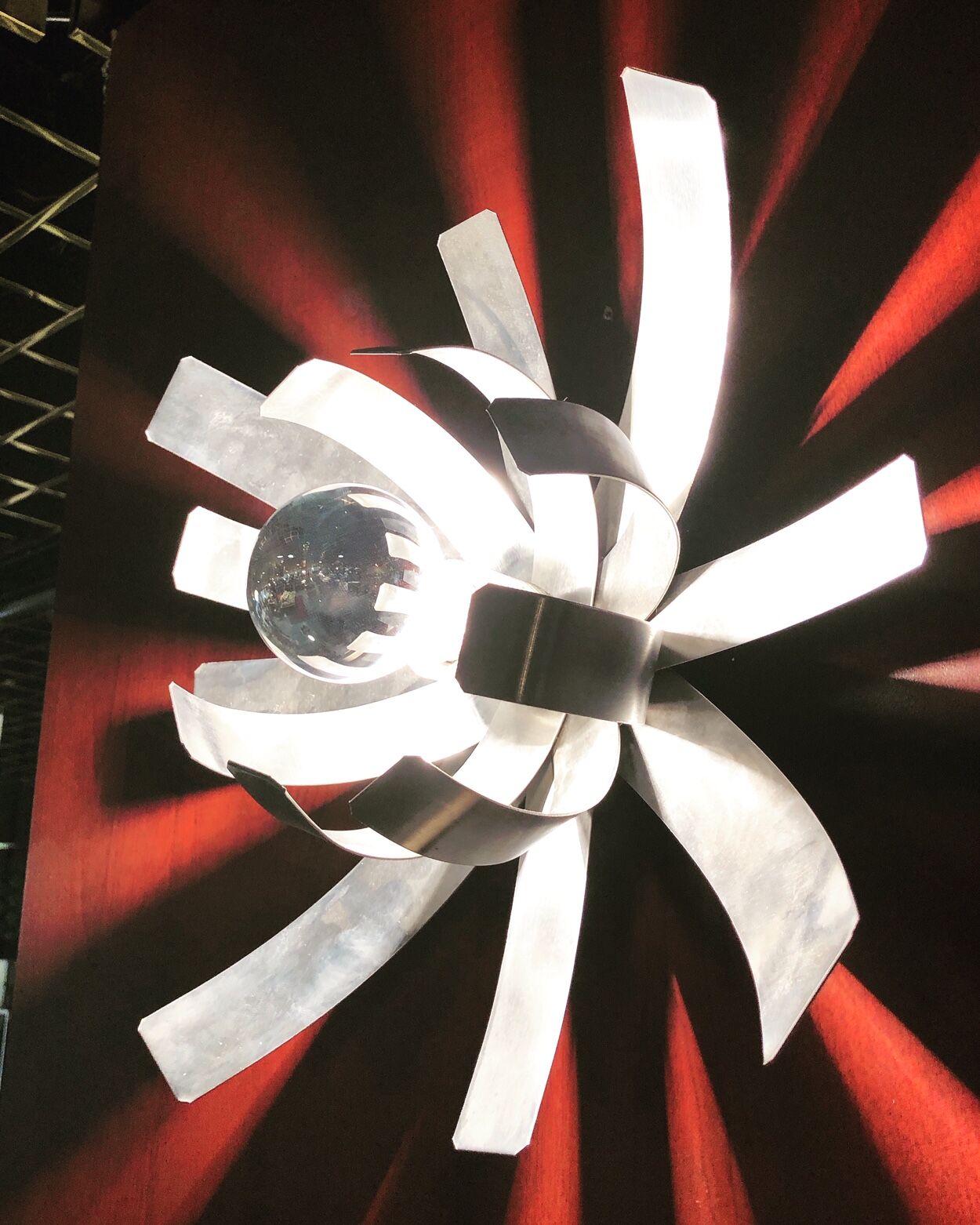 Michel Boyer steel sconce