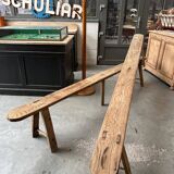 Pair of oak benches