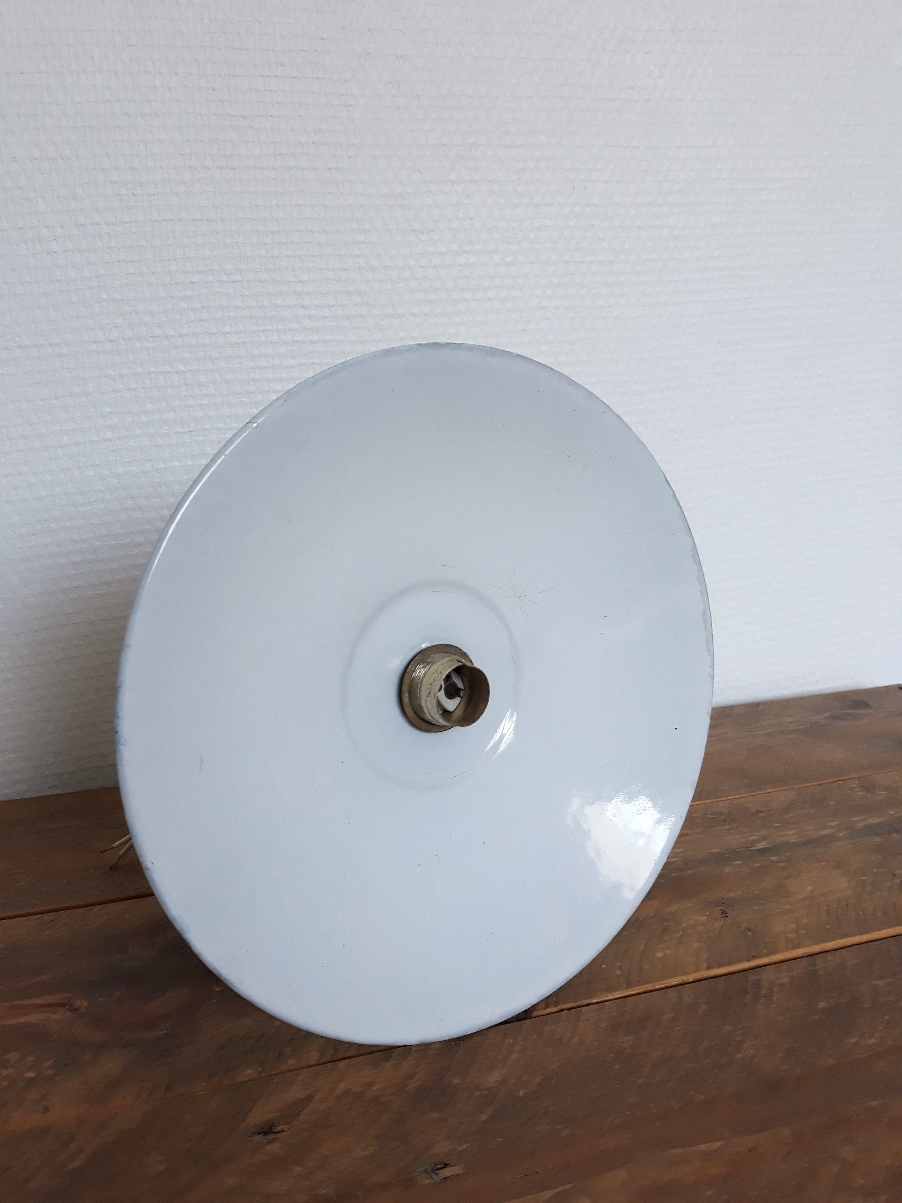 Wall  lamp, gooseneck, enamelled sheet