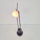 Vintage Pradina Telescopic Spotlight in White Glass, Italy, 1980