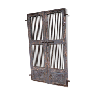 Old teak door