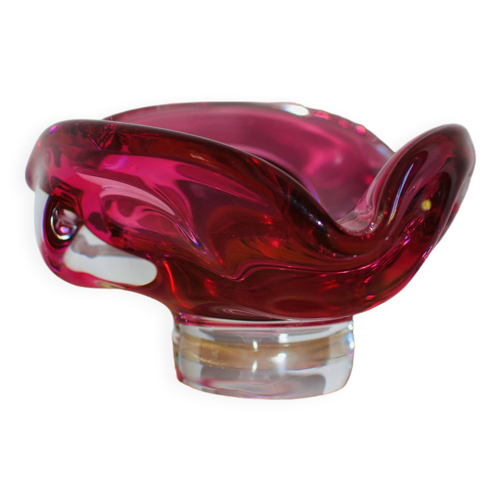 Cendrier en verre Murano