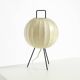 Very rare and beautiful Mid-Century Modern tripod Cocoon table lamp