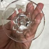 3 crystal glasses
