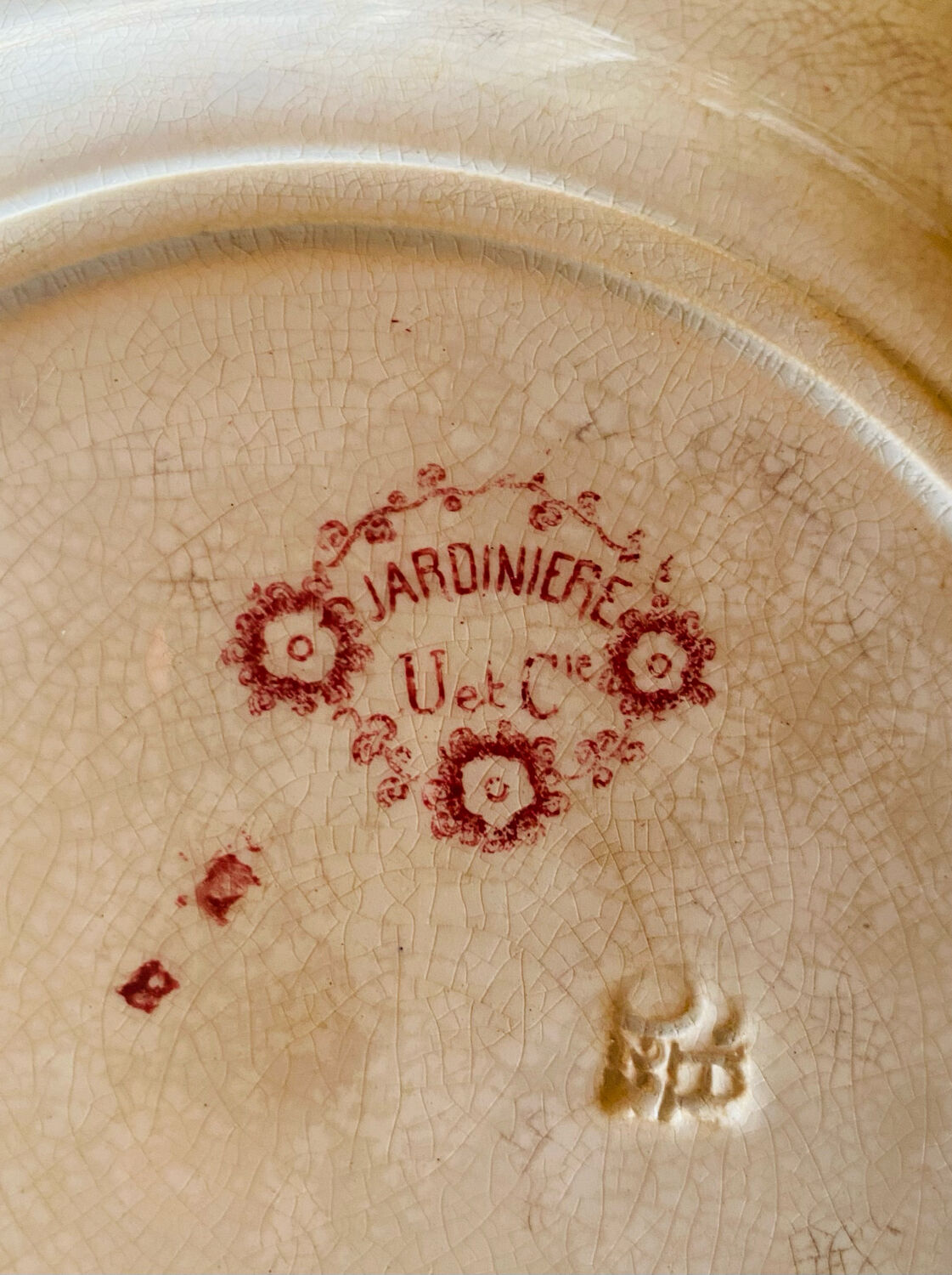 Service 10 assiettes à dessert Sarreguemines