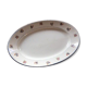 Ancient dish, oval porcelain.