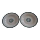 Ironstone plates, English pattern