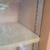 60's glass wall shelf