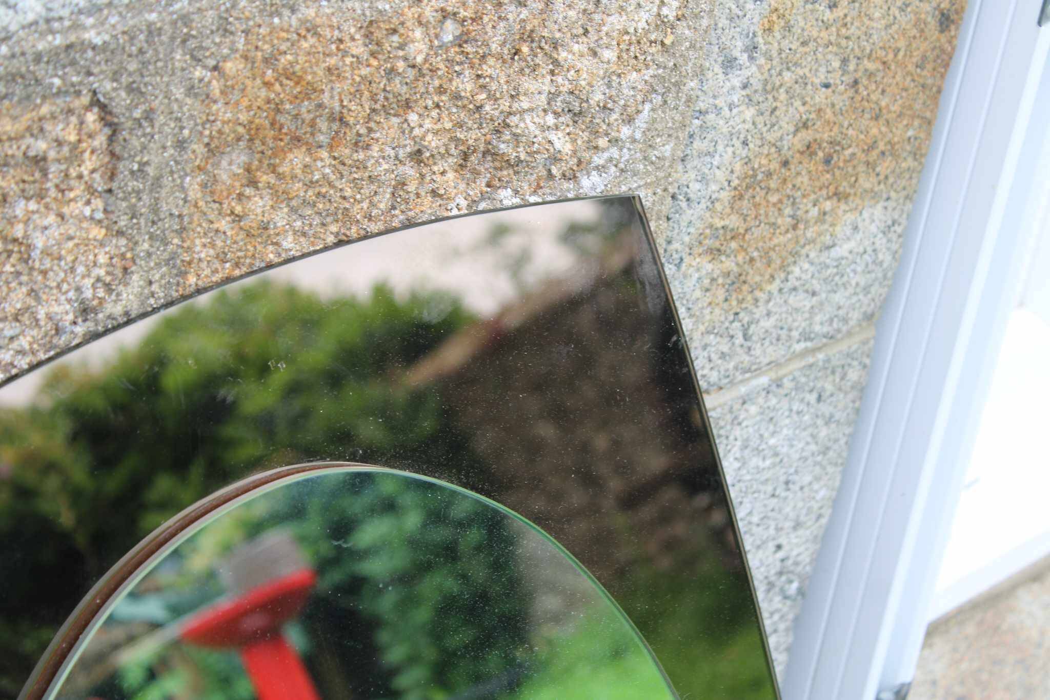 Smoked two-layer mirror 60s/70s