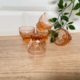 Set de 5 verres à liqueur Luminarc étoile rose