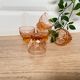 Set of 5 Luminarc pink glasses
