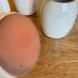 Set of vintage ceramic mugs