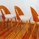 A set of four chairs, proj. A. Suman, Tatr Nabytok, Czechoslovakia, 1960s