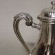 Silver metal coffee set - christofle - gallia collection