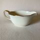 Villeroy and Boch gravy boat, 1950s, cream and gold
