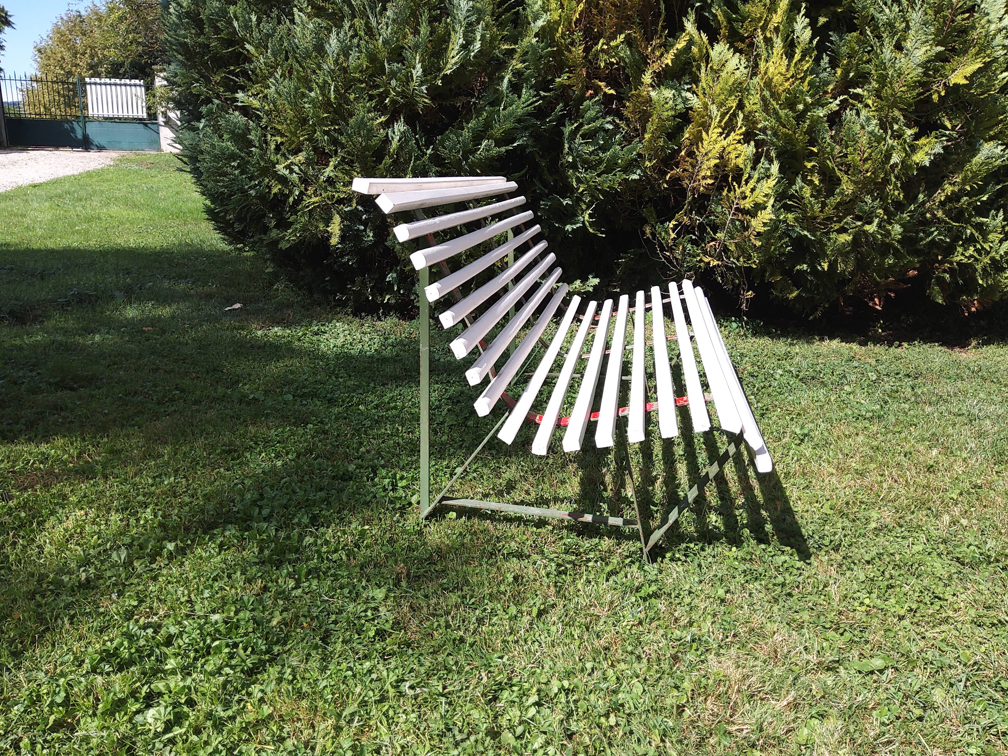 Antique garden bench