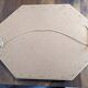 Miroir octogonal biseauté vintage 48 x 38 cm
