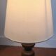 1950s turned wood table lamp
