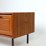 Vintage teak lowboard chest of drawers sideboard drawers 60s 70s