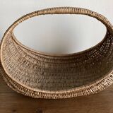 XL wicker gondola basket 1960