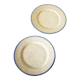 2 assiettes à dessert bleues Tulowice