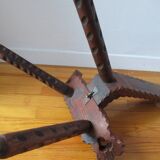 Brutalist tripod chair