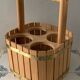 Porte bouteilles en bois