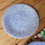 Set of 2 speckled dessert plates