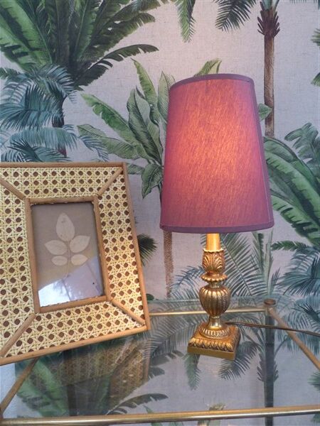 Gilded bronze bedside lamp