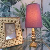 Gilded bronze bedside lamp