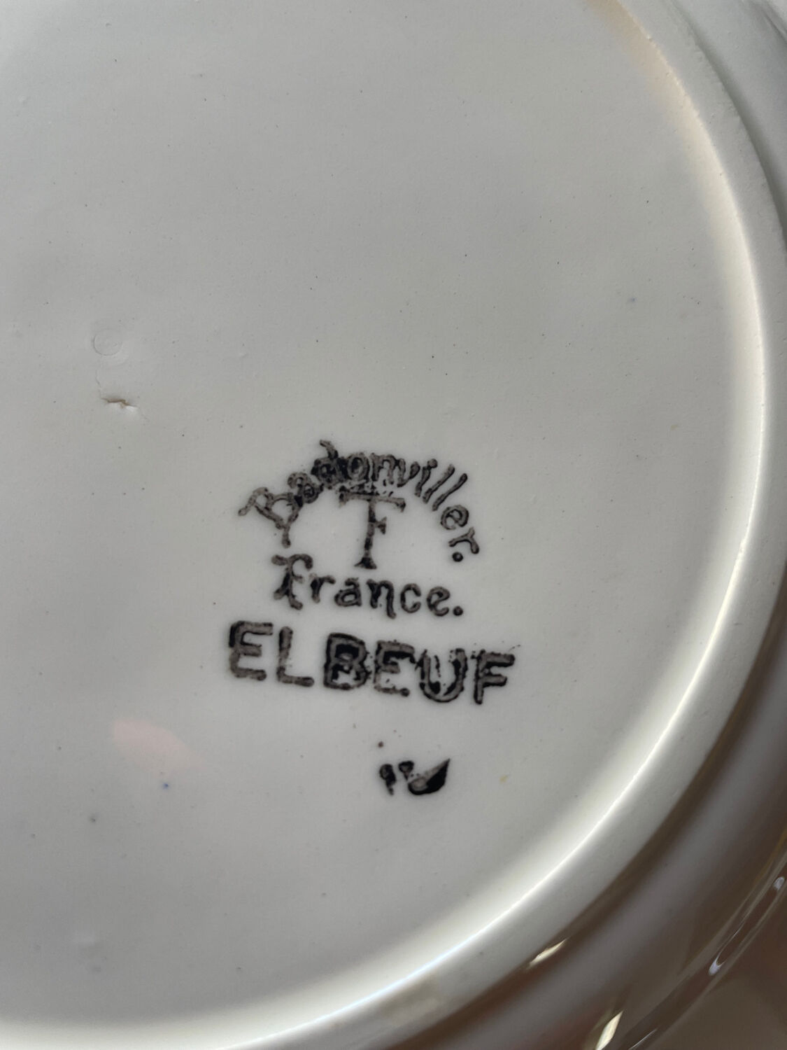 Badonviller 42-piece service - Elbeuf model