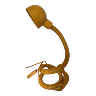 Vintage ochre snake lamp