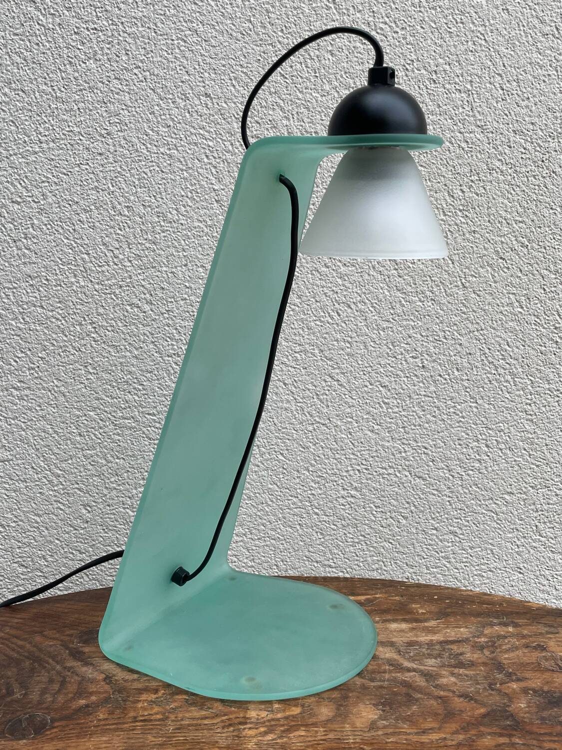 Vintage Habitat glass lamp