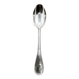 Silver-plated dessert spoon from Christofle, Perles model