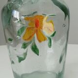 Vintage pitcher made of blown glass