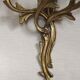Magnificent Pair of French Antique Bronze Three-Light Acanthus Wall Sconces