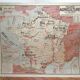 School map France Vidal Lablache 60s agriculture industry and trade