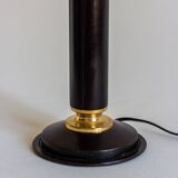 Leather lamp base, Le Tanneur (attr.), France, 1950s/1960s