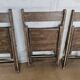 Lot de 6 chaises de cinéma pliante en teck