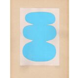 Collection of 9 abstract collages on paper - signed eawy