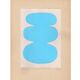 Collection of 9 abstract collages on paper - signed eawy
