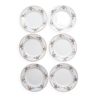 Flora iron earth dessert service