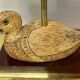 Paire De Lampes Canards En Laiton Et Bakélite Des Années 1970