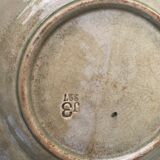 Belle Epoque vine leaf and grape motif slip plate