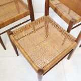 Suite of 4 vintage chairs Consorzio Sedie Friuli