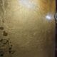 Vintage Chinese cabinet with gold leaf and flowers / oriental cabinet